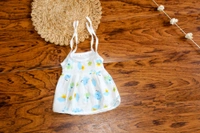 Baby Muslin Frock Set - Assorted Designs (Set of 3) - 0-3 Month