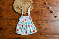 Baby Muslin Frock Set - Assorted Designs (Set of 3) - 0-3 Month