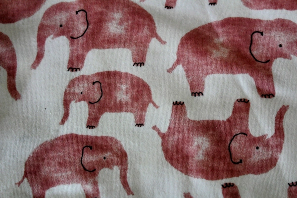 Pink Elephant Print Kids Co-ord Set - 6-9 Month