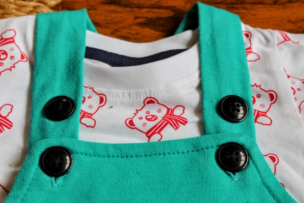 Bear Dungaree Set - 9-12 Month