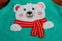 Bear Dungaree Set - 6-9 Month