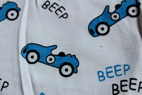 Car Print Dungaree Set - 6-9 Month