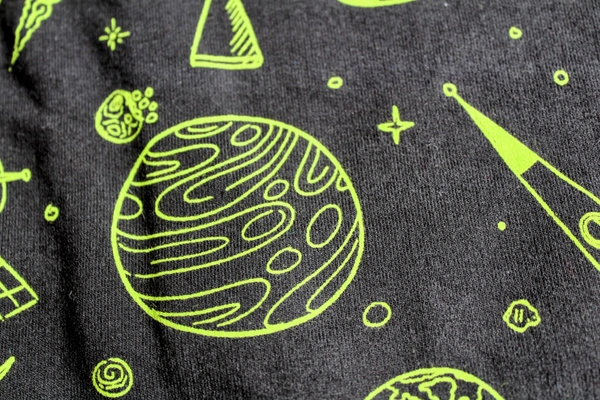 Space Print Dungaree Set - 18-24 Month