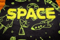 Space Print Dungaree Set - 18-24 Month