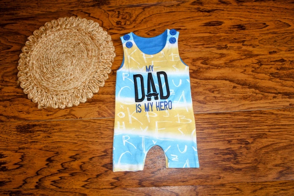 Printed Dungaree Set  - 18-24 Month