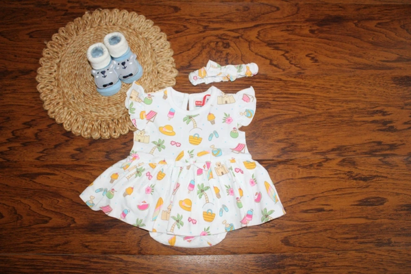 fancy romper-04 - Newborn