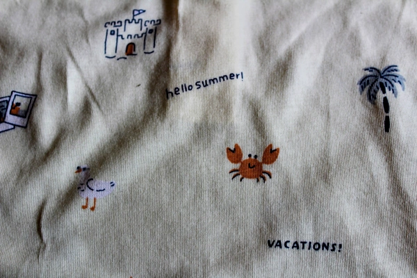  Hello Summer Beach Print Baby Romper  - 24-36 Month