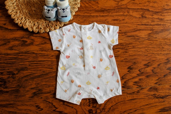  Sea Friends Snap Romper - 12-18 Month