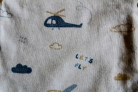 Let's Fly Sky Print Baby Romper ✈️☁️ - 12-18 Month