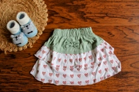 Little Hearts & Girl Stuff" Baby Outfit Set - 0-6 Month