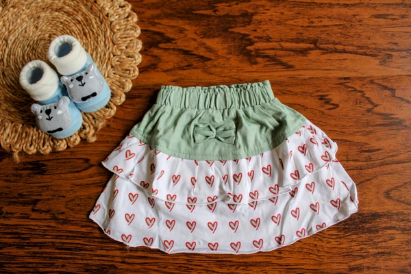 Little Hearts & Girl Stuff" Baby Outfit Set - 0-6 Month