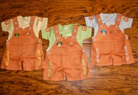 Basketball Champ Dungaree Set - 0-3 Month
