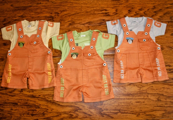 Basketball Champ Dungaree Set - 0-3 Month