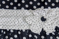 Classic Polka Dot Party Dress with Ruffle Sleeves - 4-5 year