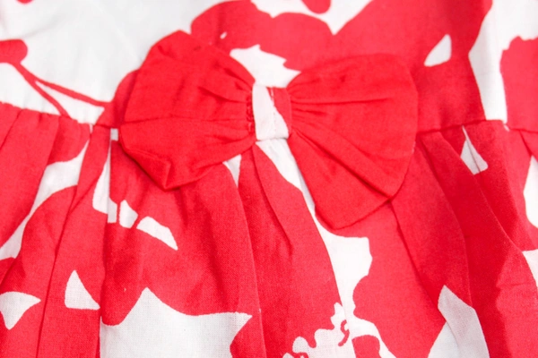 Crimson Charm Frock Set - 18-24 Month