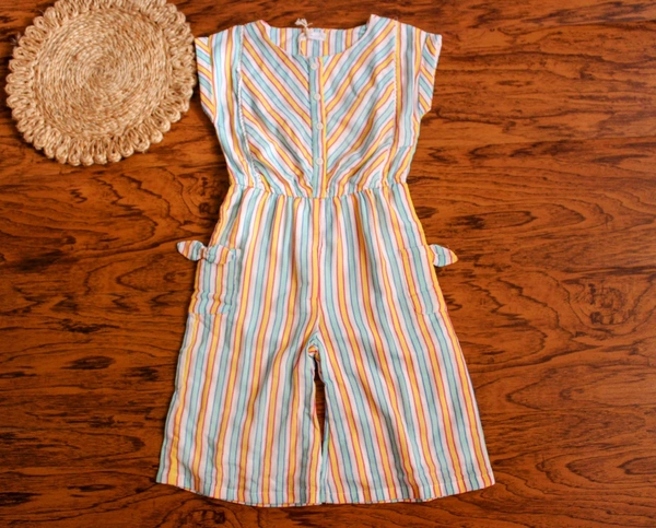 Rainbow Whirl Romper - 4 year