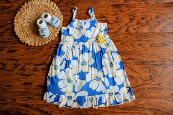Floral Breeze Frock - 3-4 year