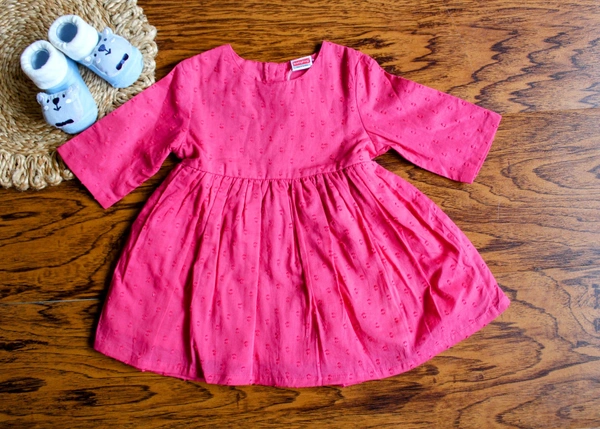 Pink Frock Elegance - 9-12 Month