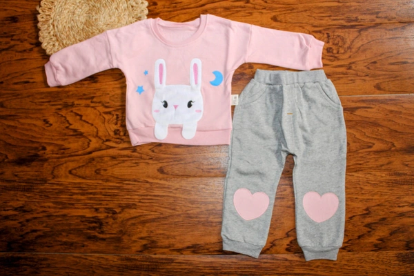 Bear Pink Coord Set - 9-12 Month