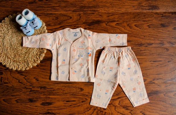 CozyDreams Baby Cotton Co-Ord Nightwear Set - Newborn