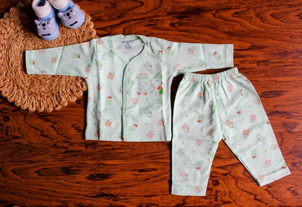 CozyDreams Baby Cotton Co-Ord Nightwear Set - Newborn