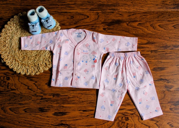 CozyDreams Baby Cotton Co-Ord Nightwear Set - Newborn