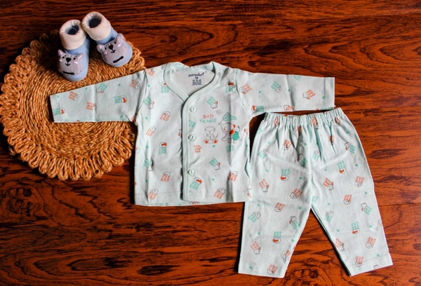 CozyDreams Baby Cotton Co-Ord Nightwear Set - Newborn
