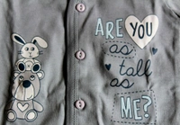 Totsbury "Big Bear & Bunny"  Baby Co-Ord Set - 0-3 Month