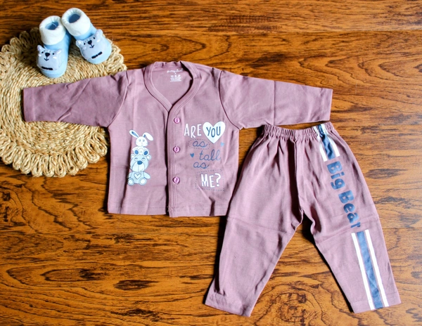 Totsbury "Big Bear & Bunny"  Baby Co-Ord Set - 0-3 Month
