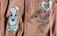 Totsbury "Big Bear & Bunny"  Baby Co-Ord Set - 0-3 Month
