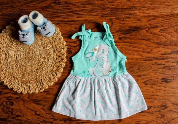 Cool Bloom Baby Girl Frock – Assorted - 0-3 Month