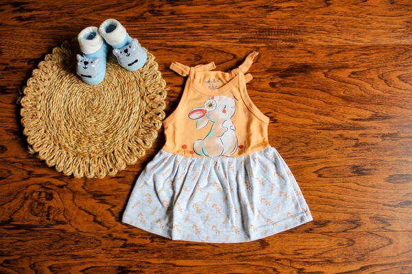 Cool Bloom Baby Girl Frock – Assorted  - 0-3 Month