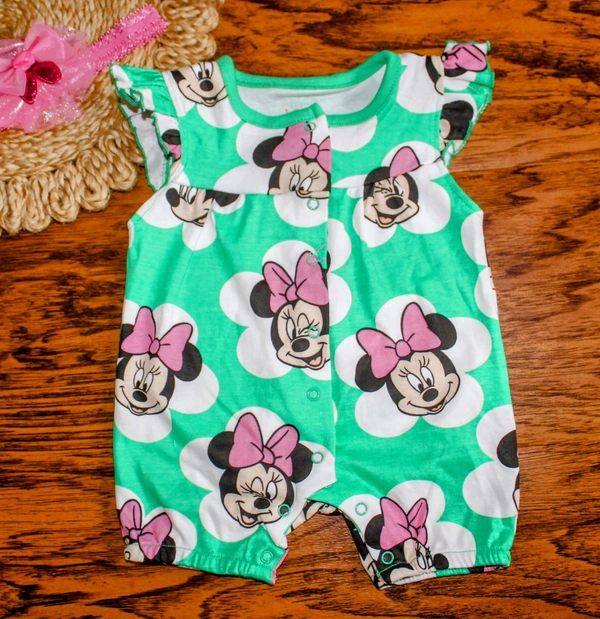 Disney Minnie Mouse Baby Girl Romper  - Preemie, Minnie Mouse