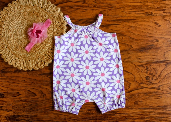 Daisy Bloom Baby Girl Romper &  - 0-3 Month, Daisy Bloom