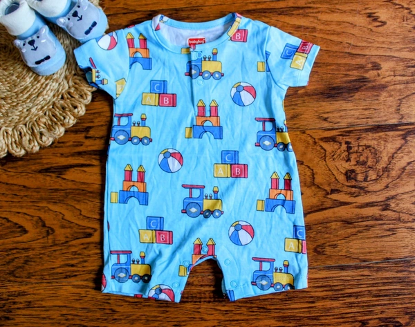 Bluebell Breeze Romper Ensemble - 0-3 Month