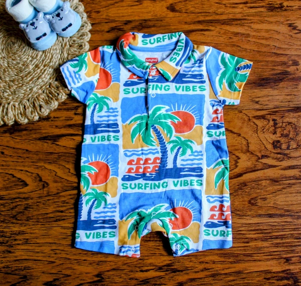 Tiny Tots Romper & Shoe Ensemble - 6-9 Month
