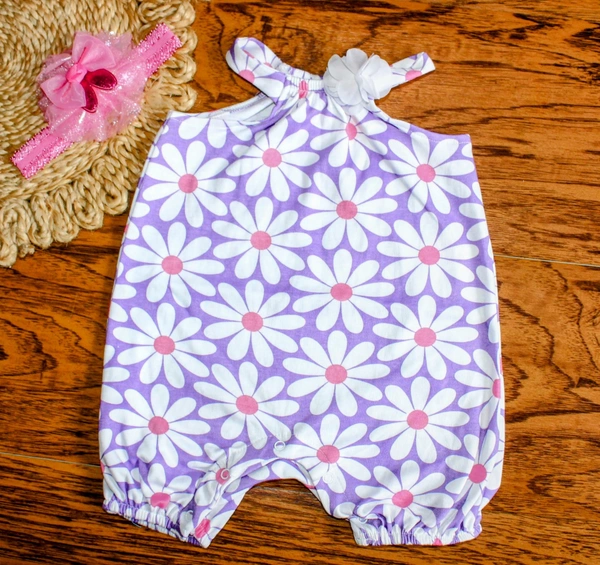 Daisy Bloom Baby Girl Romper &  - 0-3 Month, Daisy Bloom