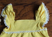 Sunshine Lace Ruffle Baby Romper - 3-6 Month, Sunshine Lace Ruffle
