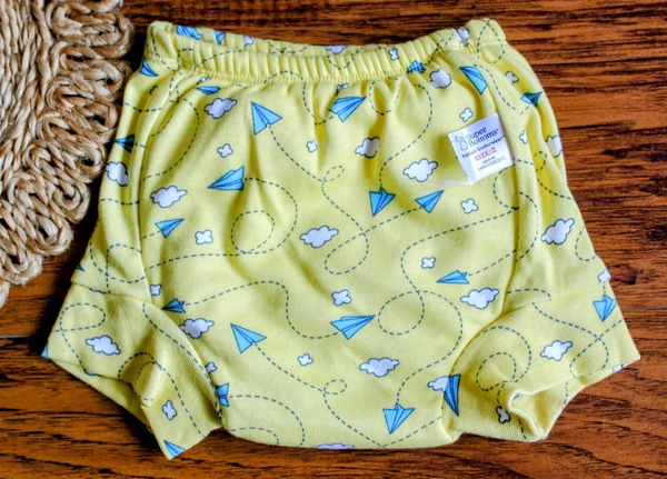 Super Bottoms Infant  Pure Cotton Potty Training Padded Semi Water Proof Pull Up Pants - 2 year