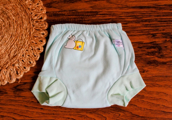 SuperBottoms lnfant pure Cotton potty Training padded Semi Water Proof Pull Up Pants - 3- year