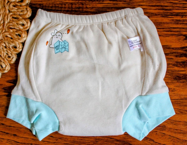 Super Bottoms Infant  Pure Cotton Potty Training Padded Semi Water Proof Pull Up Pants - 2 year