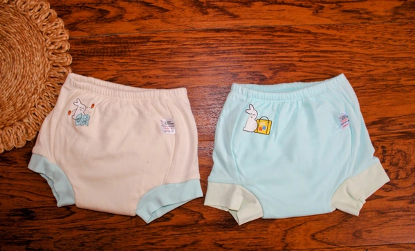 SuperBottoms lnfant pure Cotton potty Training padded Semi Water Proof Pull Up Pants - 3- year