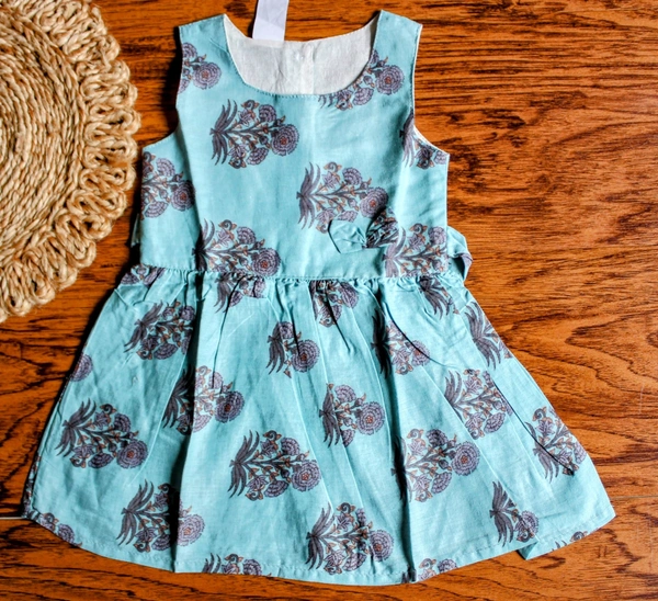  Mint Meadow Girls' Cotton Frock - 24-36 Month