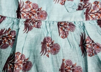  Floral Azure Frock - 18-24 Month