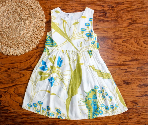 Floral Breeze Cotton Frock - 5-6 year