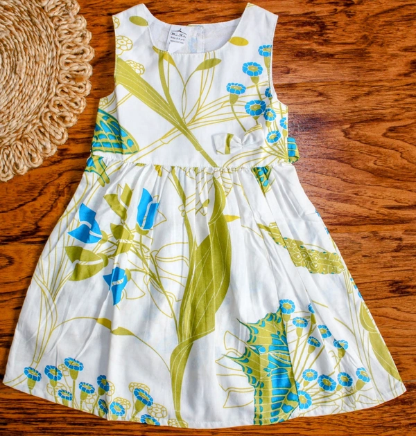 Floral Breeze Cotton Frock - 2-3 year