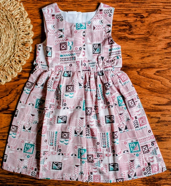  Tribal Whimsy Sleeveless Frock - 5-6 year