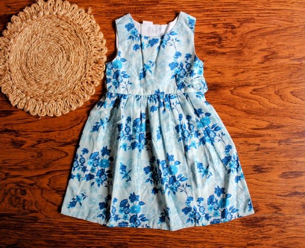 Celeste Flora Cotton Frock - 3-4 year