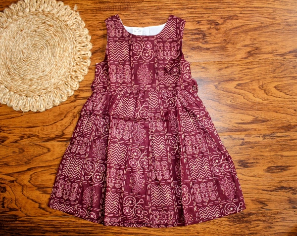 Crimson Charm Frock - 2-3 year