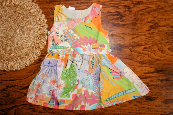ColorSplash Frock - 12-18 Month